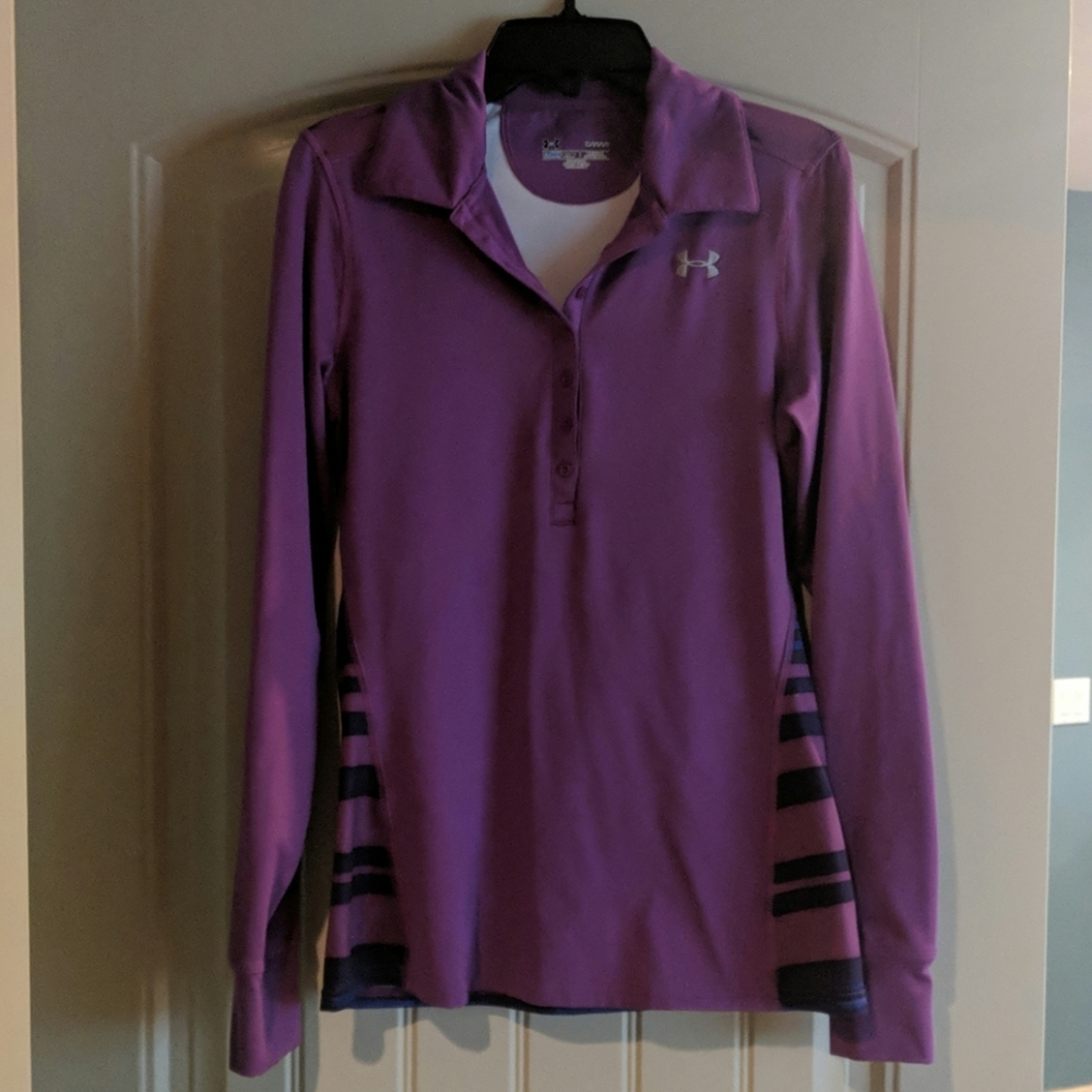 UA cold gear half button up long sleeve
